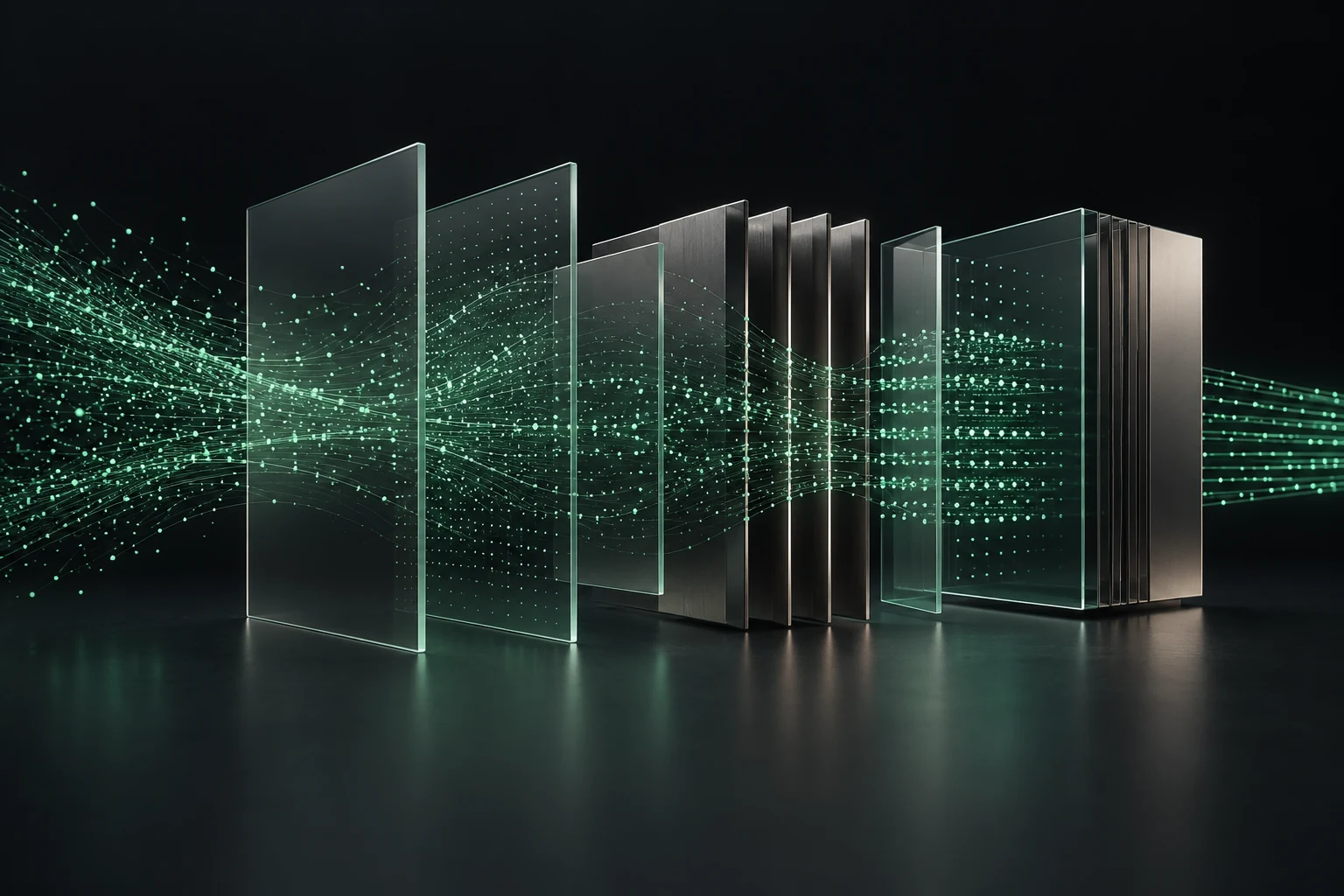Conceptual custom model development artwork in graphite, silver and emerald